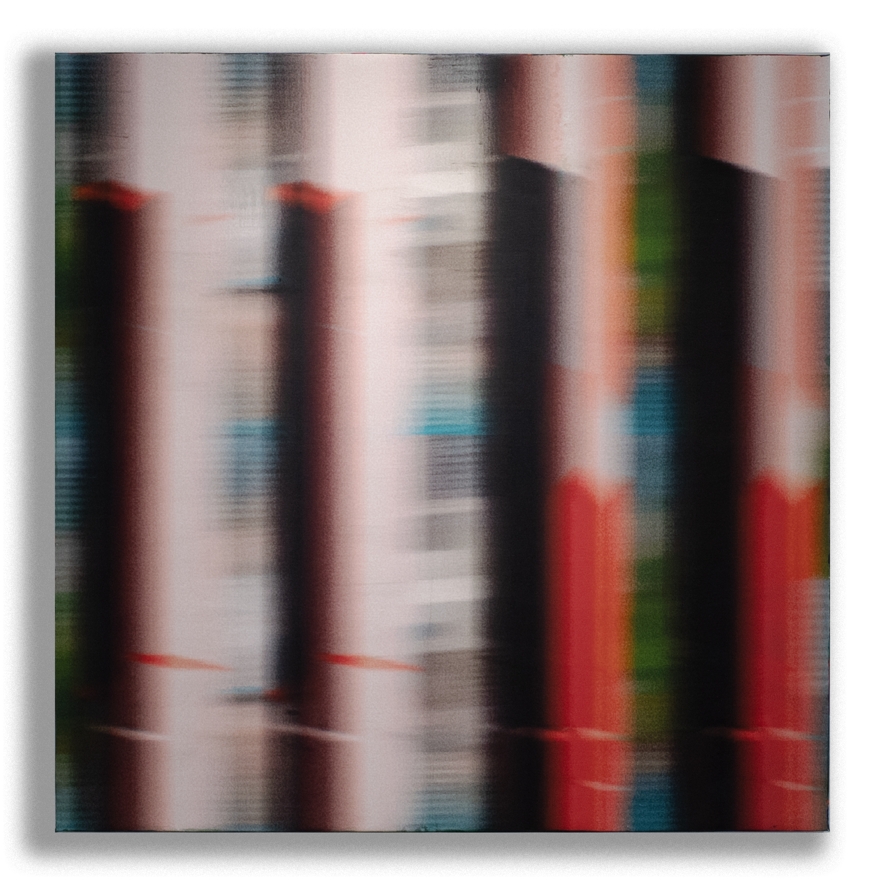 Light2, mixed media on canvas, 91 × 91 cm, 2024, by Asa Aida