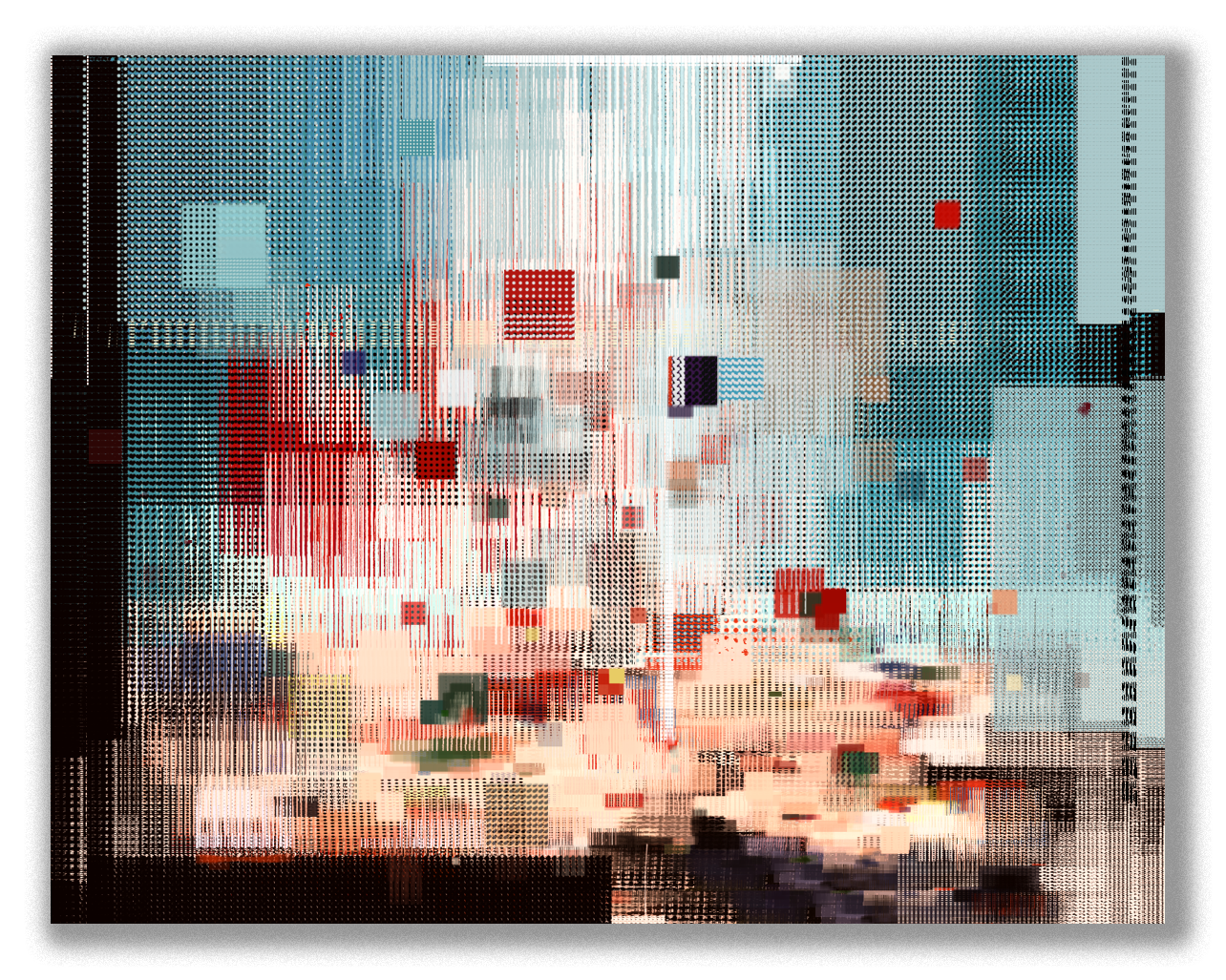 SuikA6, mixed media on canvas, 162 × 130.3 cm, 2023, by Asa Aida